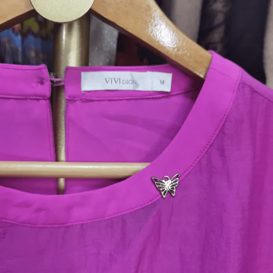เสื้อแฟชั่นแขนกุด อก 34 นิ้ว, เอว 26 นิ้ว, ยาว 22 นิ้ว รูปที่ 3