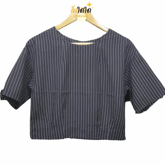 เสื้อแฟชั่นครอป พลัสไซส์ อก 40 นิ้ว, ยาว 17 นิ้ว รูปที่ 1