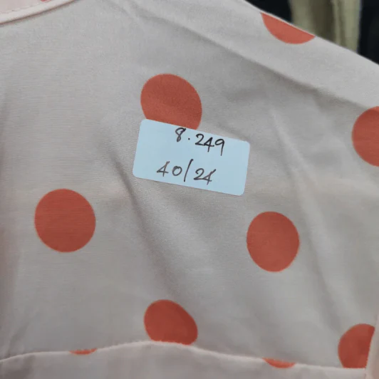 เสื้อเชิ้ต คอผูกโบว์ พลัสไซส์ อก 40 นิ้ว, ยาว 24 นิ้ว รูปที่ 5