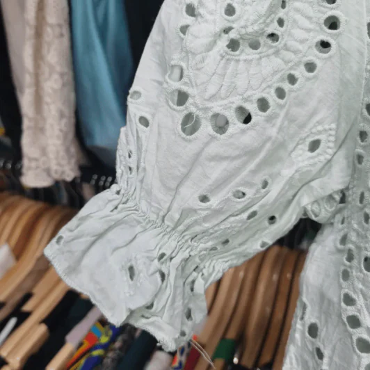เสื้อแฟชั่น ลายฉลุ อก 36 นิ้ว, ยาว 17 นิ้ว รูปที่ 4
