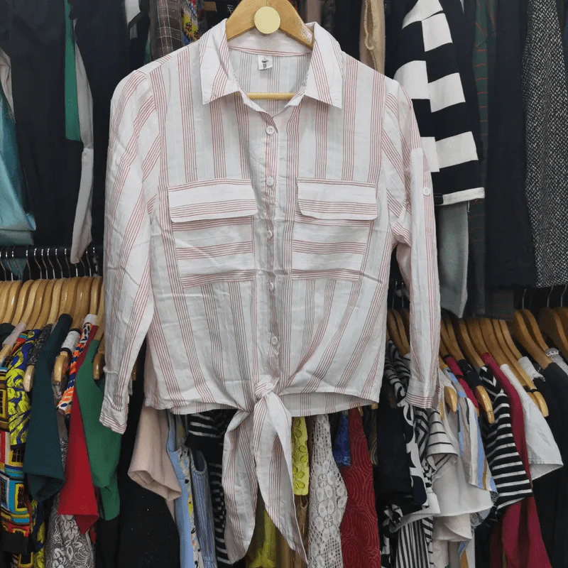 เสื้อเชิ้ตแขนยาว อก 40 นิ้ว, ยาว 21 นิ้ว รูปที่ 2
