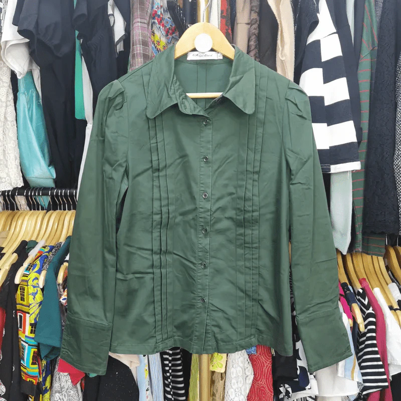 เสื้อเชิ้ตแขนยาว อก 38 นิ้ว, ยาว 25 นิ้ว รูปที่ 2