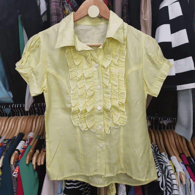 เสื้อแฟชั่นแขนสั้น อก 32 นิ้ว, ยาว 20 นิ้ว รูปที่ 2