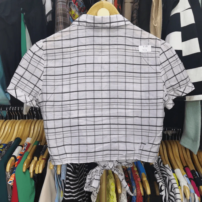 เสื้อเชิ้ตครอป อก 36 นิ้ว, ยาว 16 นิ้ว รูปที่ 4