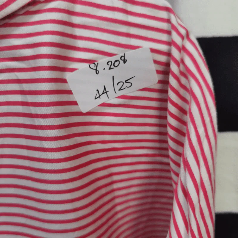 เสื้อแขนยาวลายตรง สีดำสลับขาว พลัสไซส์ อก 44 นิ้ว, ยาว 25 นิ้ว รูปที่ 8