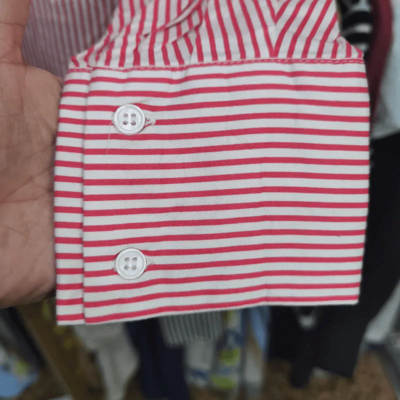 เสื้อแขนยาวลายตรง สีดำสลับขาว พลัสไซส์ อก 44 นิ้ว, ยาว 25 นิ้ว รูปที่ 7