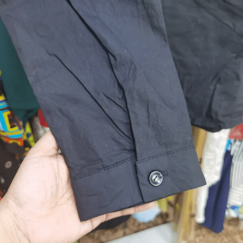 เสื้อเชิ้ตแขนยาว คอบัว อก 44 นิ้ว, ยาว 25 นิ้ว รูปที่ 3