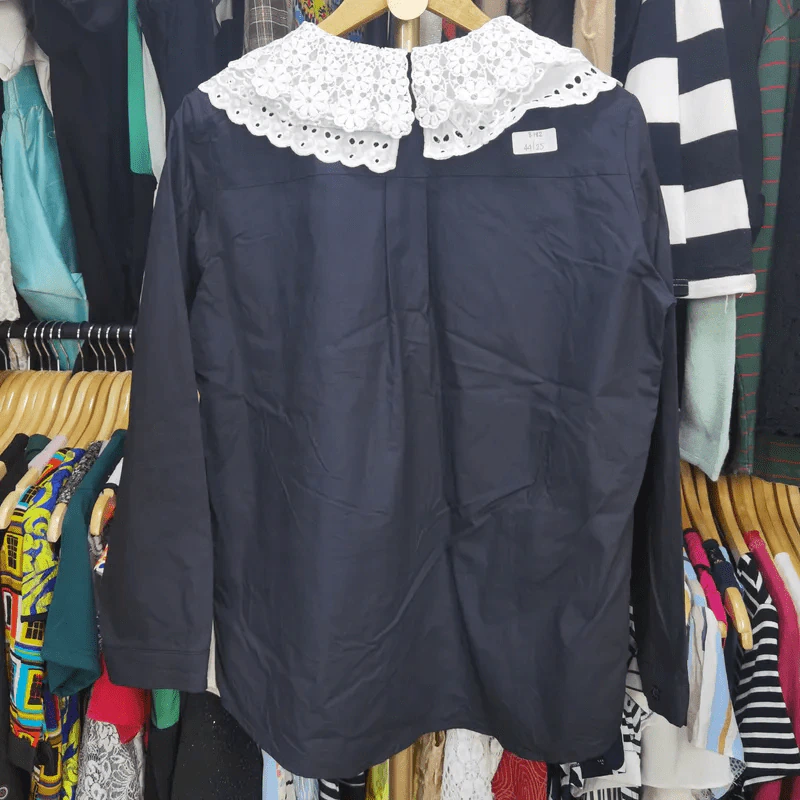 เสื้อเชิ้ตแขนยาว คอบัว อก 44 นิ้ว, ยาว 25 นิ้ว รูปที่ 4