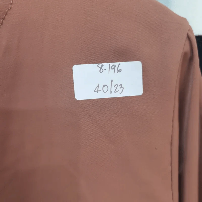 เสื้อเชิ้ตแขนยาว สีน้ำตาล อก 40 นิ้ว, ยาว 23 นิ้ว รูปที่ 6