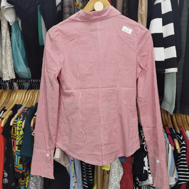 เสื้อเชิ้ตแขนยาว อก 34 นิ้ว, เอว 30 นิ้ว, ยาว 24 นิ้ว รูปที่ 5