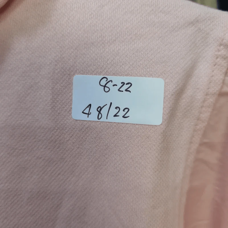 เสื้อฮู้ดแขนสั้น สีชมพู พลัสไซส์ อก 48 นิ้ว, ยาว 22 นิ้ว รูปที่ 7