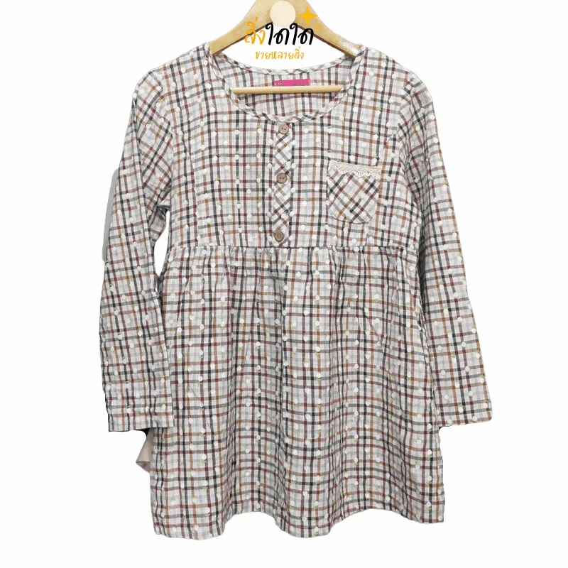 เสื้อแฟชั่น อก 36 นิ้ว, เอว 36 นิ้ว, สะโพก 50 นิ้ว, ยาว 27 นิ้ว รูปที่ 1