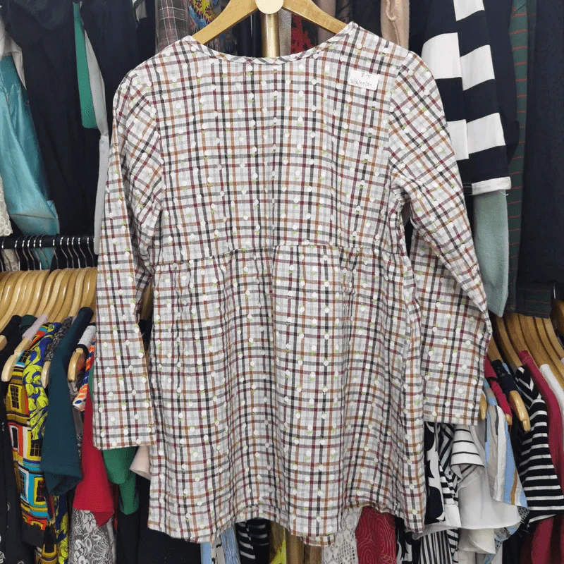 เสื้อแฟชั่น อก 36 นิ้ว, เอว 36 นิ้ว, สะโพก 50 นิ้ว, ยาว 27 นิ้ว รูปที่ 5