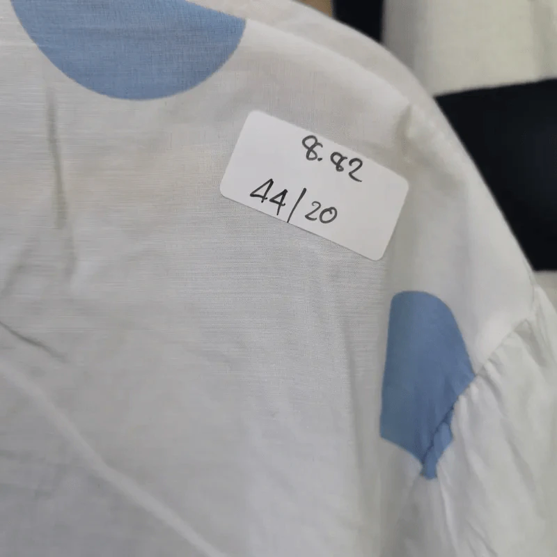 เสื้อแฟชั่น ผูกเอว พลัสไซส์ อก 44 นิ้ว, เอว 20 นิ้ว รูปที่ 6