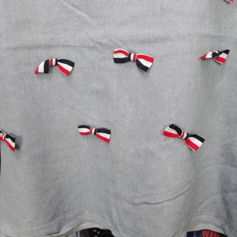เสื้อแฟชั่น ตกแต่งโบว์ อก 40 นิ้ว, เอว 23 นิ้ว รูปที่ 3