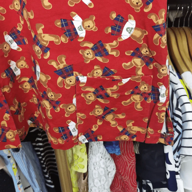 เสื้อแฟชั่น ลายหมี พลัสไซส์ อก 40-42 นิ้ว, ยาว 22 นิ้ว รูปที่ 4