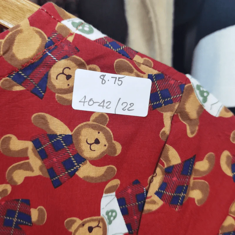 เสื้อแฟชั่น ลายหมี พลัสไซส์ อก 40-42 นิ้ว, ยาว 22 นิ้ว รูปที่ 6