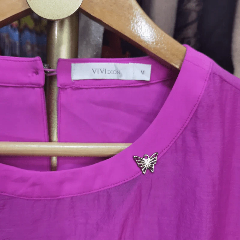 เสื้อแฟชั่นแขนกุด อก 34 นิ้ว, เอว 26 นิ้ว, ยาว 22 นิ้ว รูปที่ 3