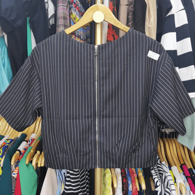 เสื้อแฟชั่นครอป พลัสไซส์ อก 40 นิ้ว, ยาว 17 นิ้ว รูปที่ 3