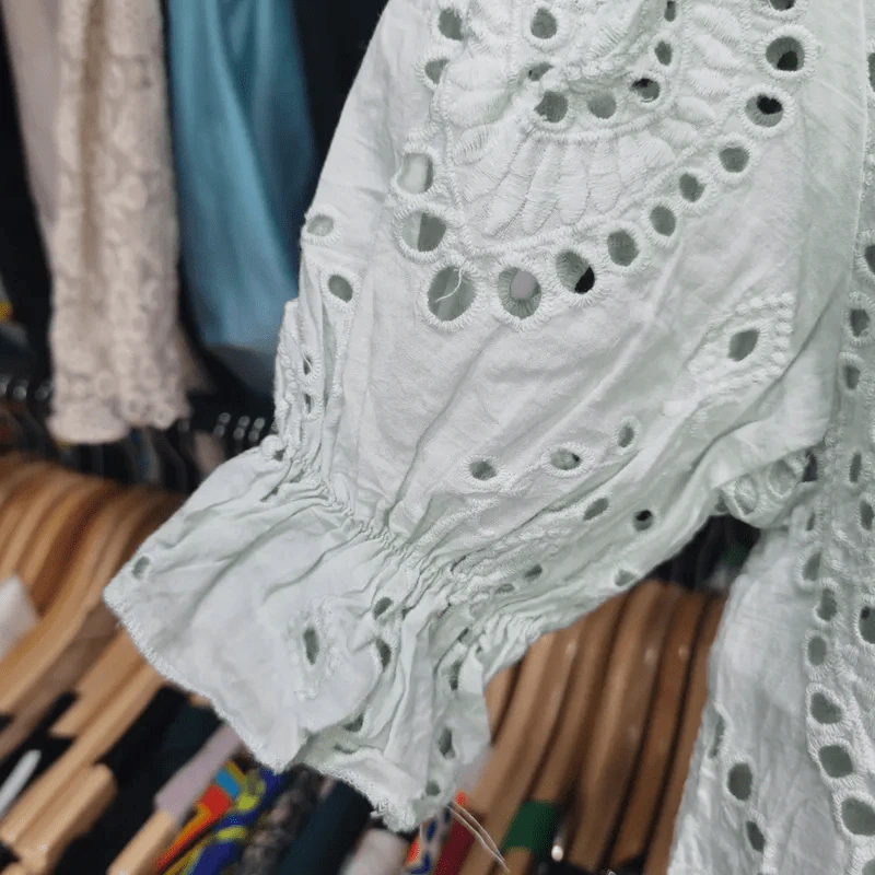 เสื้อแฟชั่น ลายฉลุ อก 36 นิ้ว, ยาว 17 นิ้ว รูปที่ 4