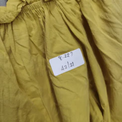 เสื้อแฟชั่น สีเหลือง พลัสไซส์ อก 42 นิ้ว, ยาว 21 นิ้ว รูปที่ 4