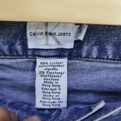 กางเกงยีนส์ Calvin Klein เอว 35 นิ้ว, เป้า 10.5 นิ้ว, สะโพก 40 นิ้ว, ยาว 38 นิ้ว รูปที่ 3