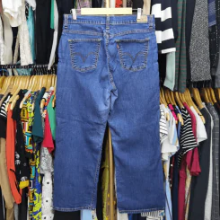 กางเกงยีนส์ Levi's เอว 32 นิ้ว, เป้า 11 นิ้ว, สะโพก 44 นิ้ว, ยาว 40 นิ้ว รูปที่ 5
