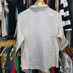 เสื้อเชิ้ตแขนสั้น สีขาว พลัสไซส์ อก 42-44 นิ้ว, ยาว 25 นิ้ว รูปที่ 6