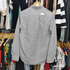 เสื้อเชิ้ตแขนยาว ลายตารางขาวดำ Levi's พลัสไซส์ อก 40 นิ้ว, ยาว 28 นิ้ว รูปที่ 5