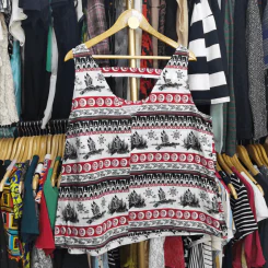 เสื้อแฟชั่นแขนกุด พลัสไซส์ อก 46 นิ้ว, ยาว 25 นิ้ว รูปที่ 2
