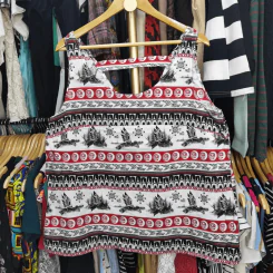 เสื้อแฟชั่นแขนกุด พลัสไซส์ อก 46 นิ้ว, ยาว 25 นิ้ว รูปที่ 1