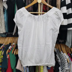 เสื้อสีขาว ใส่ทำบุญ พลัสไซส์ อก 44-46 นิ้ว, ยาว 24 นิ้ว รูปที่ 5