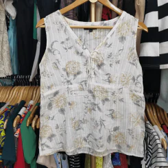 เสื้อแฟชั่นแขนกุด อก 36 นิ้ว, ยาว 22 นิ้ว รูปที่ 1