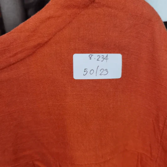 เสื้อแฟชั่น สีส้ม ปักลายพลุ พลัสไซส์ อก 50 นิ้ว, ยาว 23 นิ้ว รูปที่ 6
