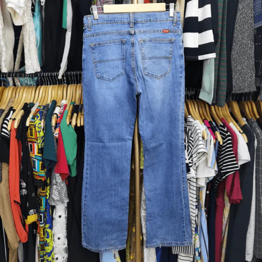 กางเกงยีนส์ Wrangler เอว 28 นิ้ว, เป้า 10 นิ้ว, สะโพก 36 นิ้ว, ยาว 37 นิ้ว รูปที่ 4