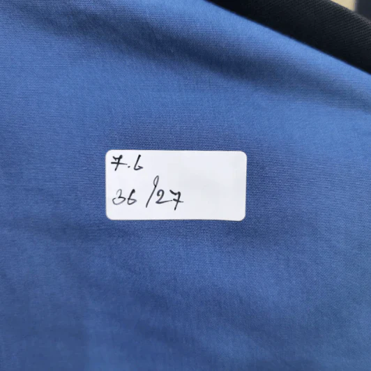 เสื้อเชิ้ตแขนยาว สีน้ำเงิน อก 36 นิ้ว, ยาว 27 นิ้ว รูปที่ 6