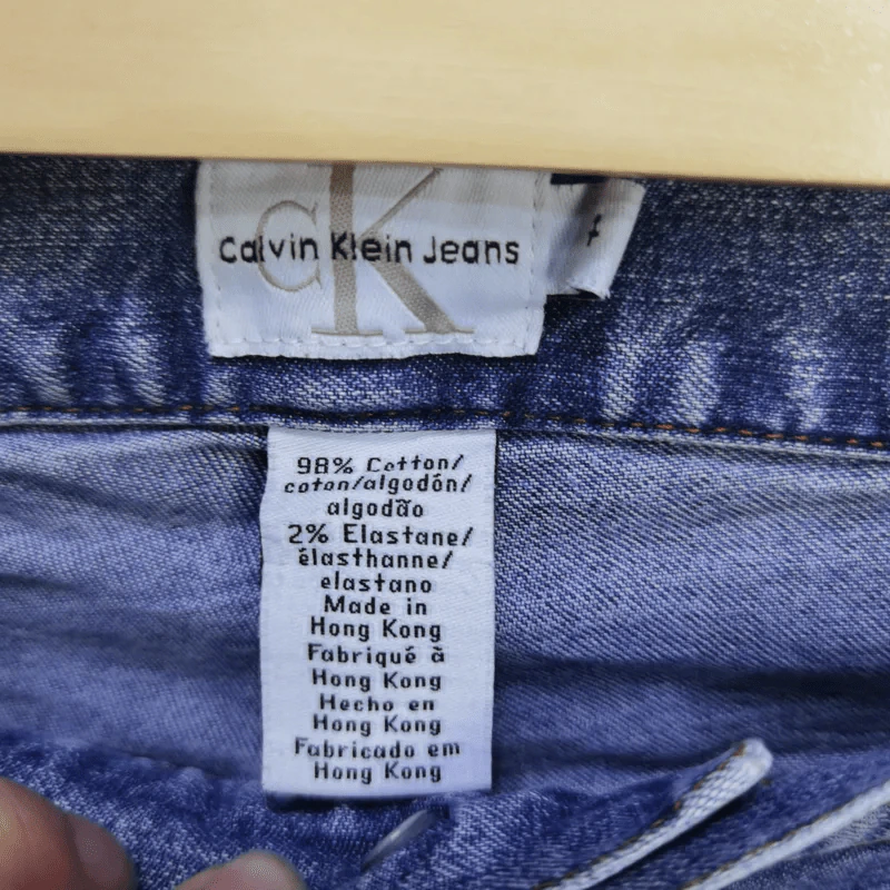 กางเกงยีนส์ Calvin Klein เอว 35 นิ้ว, เป้า 10.5 นิ้ว, สะโพก 40 นิ้ว, ยาว 38 นิ้ว รูปที่ 3