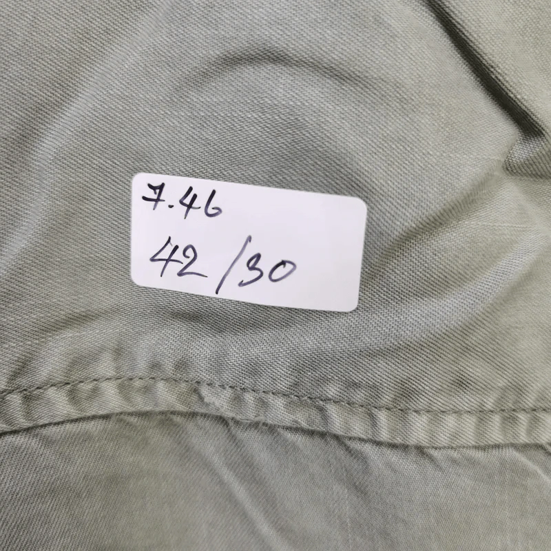 เสื้อเชิ้ตแขนยาว สีเขียวขี้ม้า พลัสไซส์ อก 42 นิ้ว, ยาว 30 นิ้ว รูปที่ 7