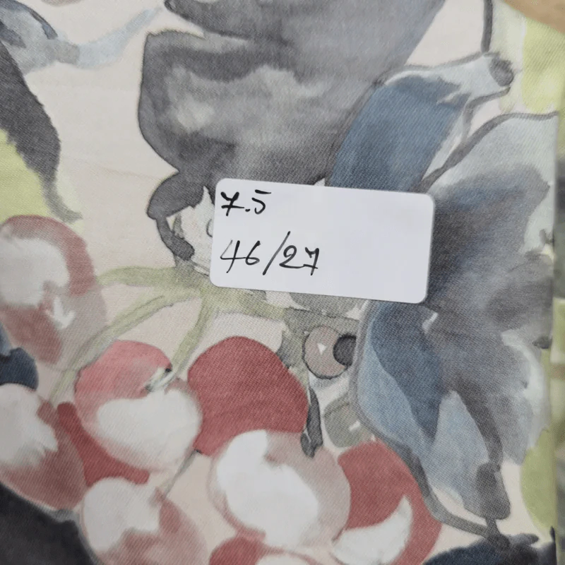 เสื้อเชิ้ตแขนยาว ลายดอก อก 46 นิ้ว, ยาว 27 นิ้ว รูปที่ 3