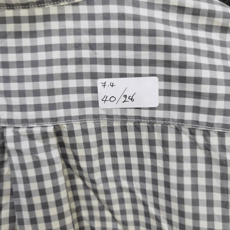 เสื้อเชิ้ตแขนยาว ลายตารางขาวดำ Levi's พลัสไซส์ อก 40 นิ้ว, ยาว 28 นิ้ว รูปที่ 6