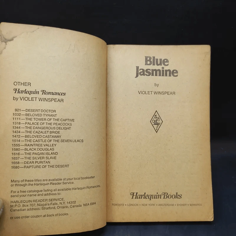 Blue Jasmine - Violet Winspear รูปที่ 9