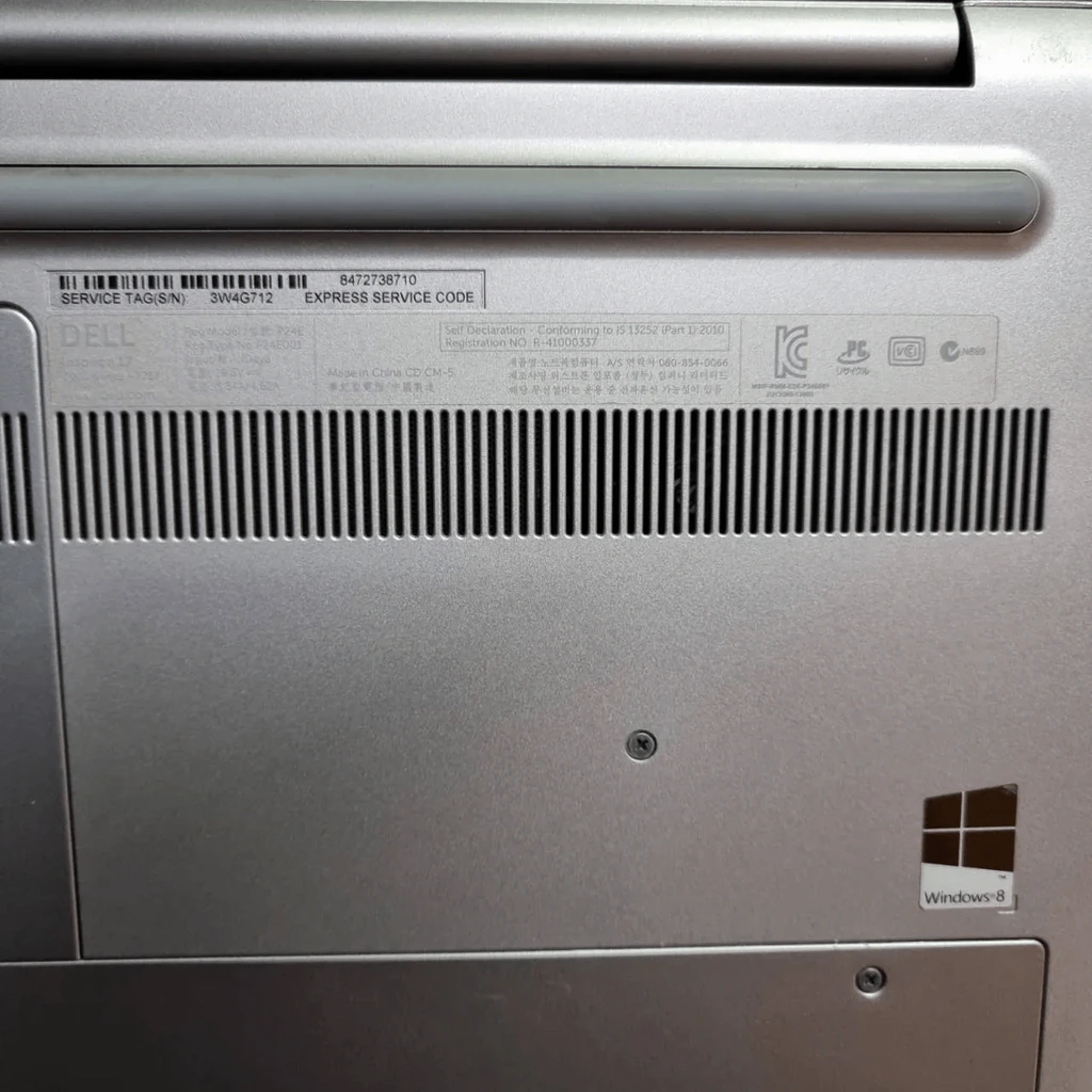 มือสอง Notebook DELL Inspiron 7737 + สายชาร์จ (ซิลิโคนหน้าจอลอกตามภาพ) รูปที่ 9