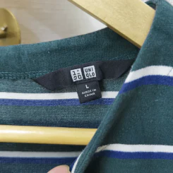 ชุดเดรสสั้นUniqlo ลายแนวนอน อก 40-44 นิ้ว, ยาว 35 นิ้ว รูปที่ 5