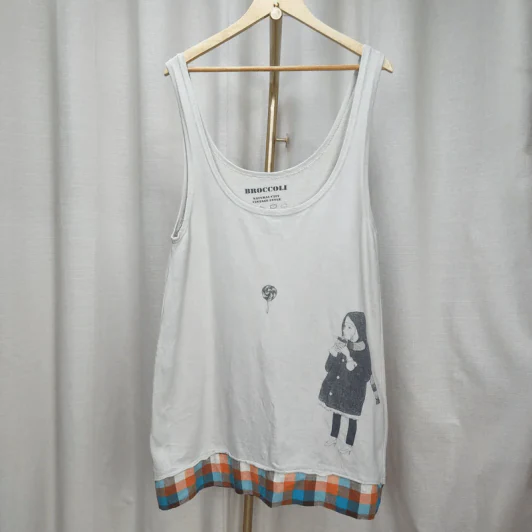 เสื้อกล้าม อก 38 นิ้ว, เอว 44 นิ้ว, ยาว 36 นิ้ว รูปที่ 1