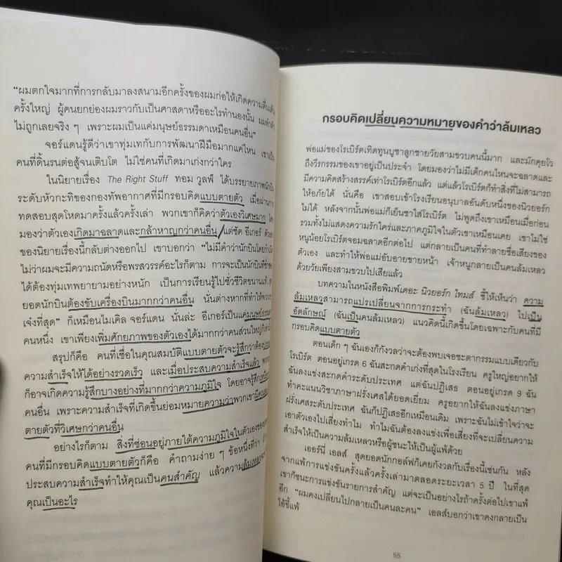 ใช้ความคิดเอาชนะโชคชะตา : Mindset - Carol S. Dweck (แครอล เอส ดเว็ค), Ph.D. รูปที่ 15