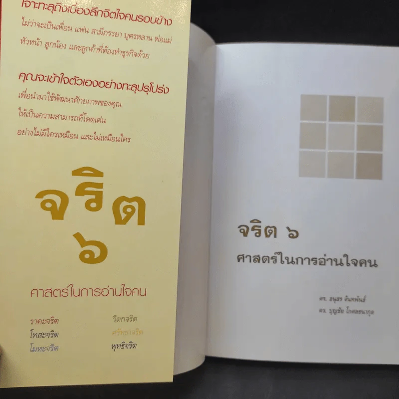 จริต 6 ศาสตร์ในการอ่านใจคน - ดร.อนุสร จันทพันธ์, ดร.บุญชัย โกศลธนากุล รูปที่ 9