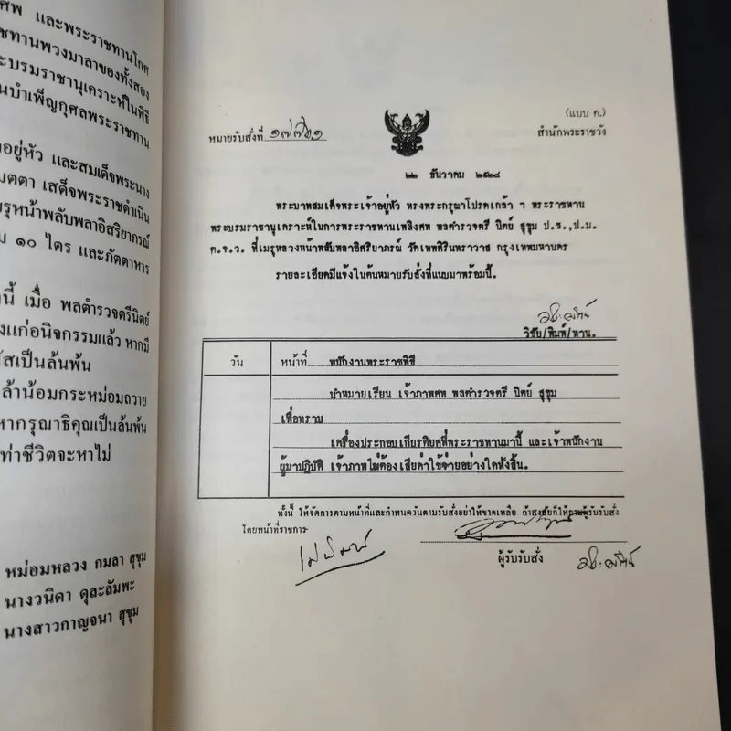 อนุสรณ์ในงานเสด็จพระราชดำเนินพระราชทานเพลิงศพ พลตำรวจตรี นิตย์ สุขุม รูปที่ 9