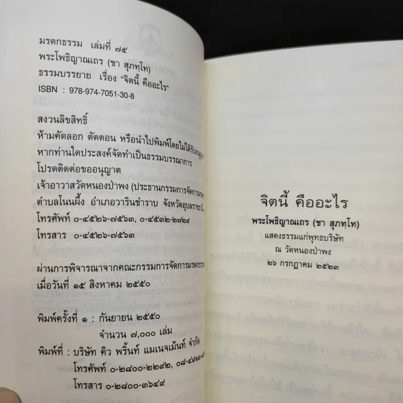 จิตนี้คืออะไร - พระโพธิญาณเถร (ชา สุภทโท) รูปที่ 10