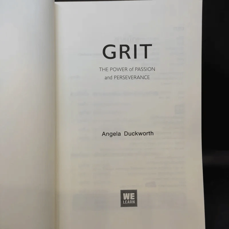 GRIT สิ่งที่ต้องมี...เมื่อคุณไม่มีแต้มต่อในชีวิต - Angela Duckworth รูปที่ 8