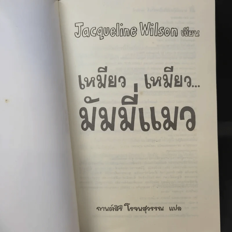เหมียว เหมียว มัมมี่แมว - Jacqueline Wilson รูปที่ 9